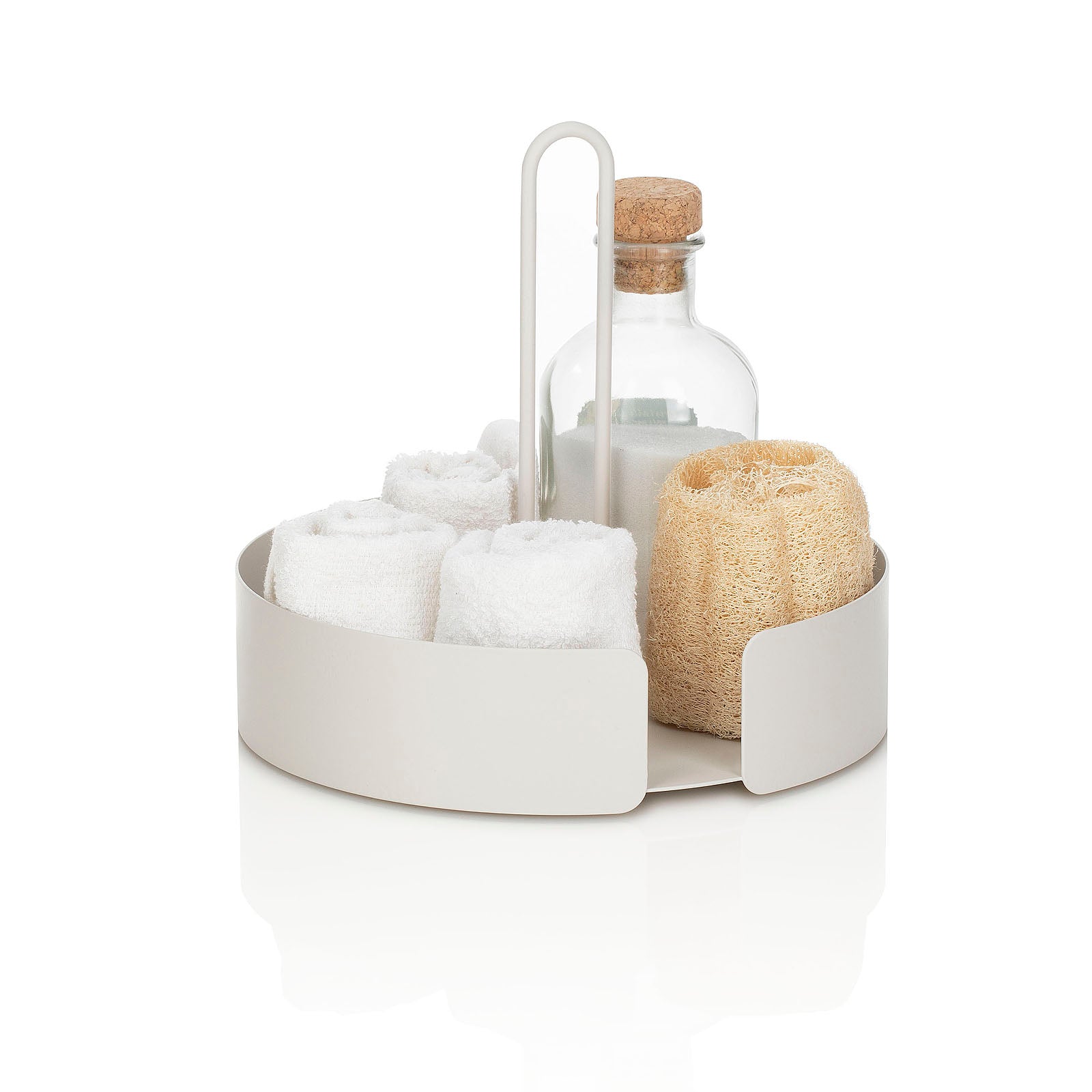 Vassoio rotondo KYO bianco - 2