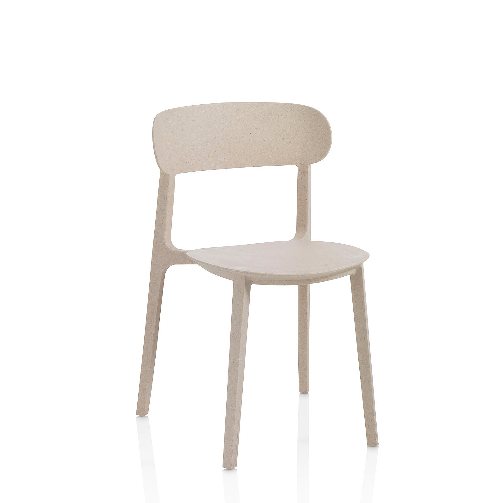Set 4 Sedie da interno/esterno LUNA recycle beige