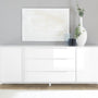 Buffet HOA white 200cm 2 doors