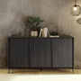 Sideboard HOA black ash 150cm 3 doors