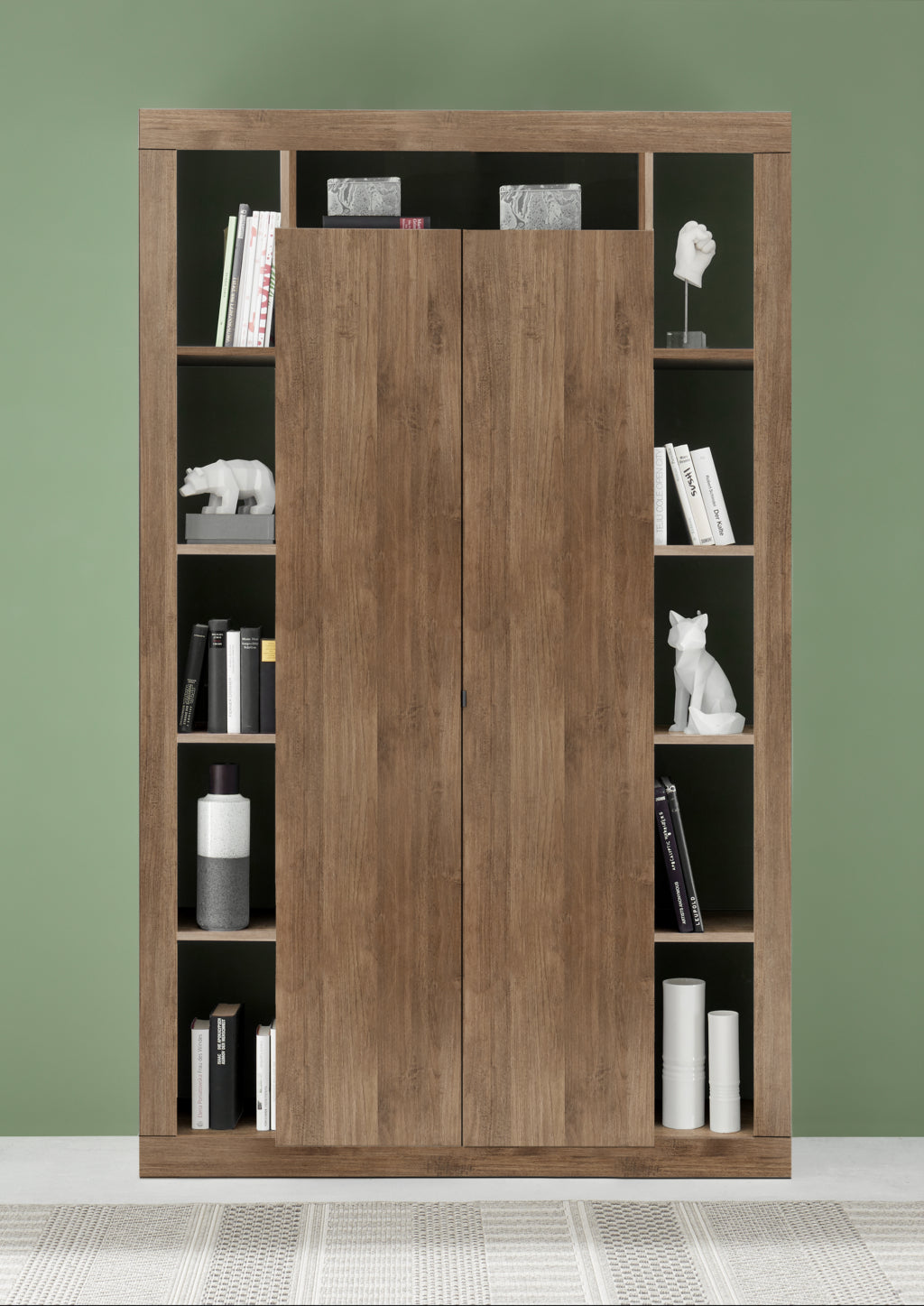 Credenza/Libreria 2 ante TIAKI rovere miele