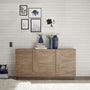 Buffet HOA honey oak 180cm 3 doors