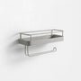 Shelf with kitchen roll holder TOON white