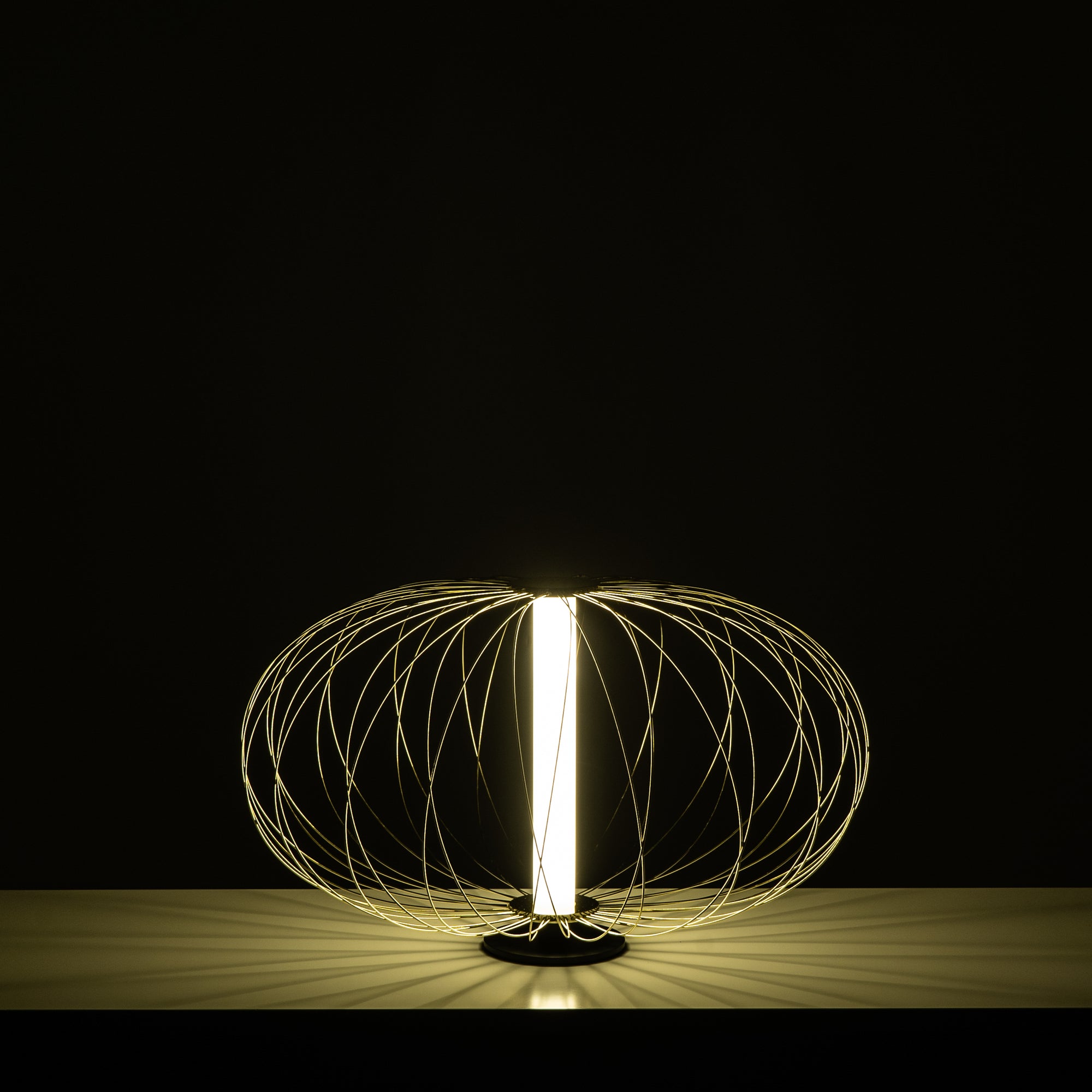 Lampada led da tavolo BEATRICE ottone - 3