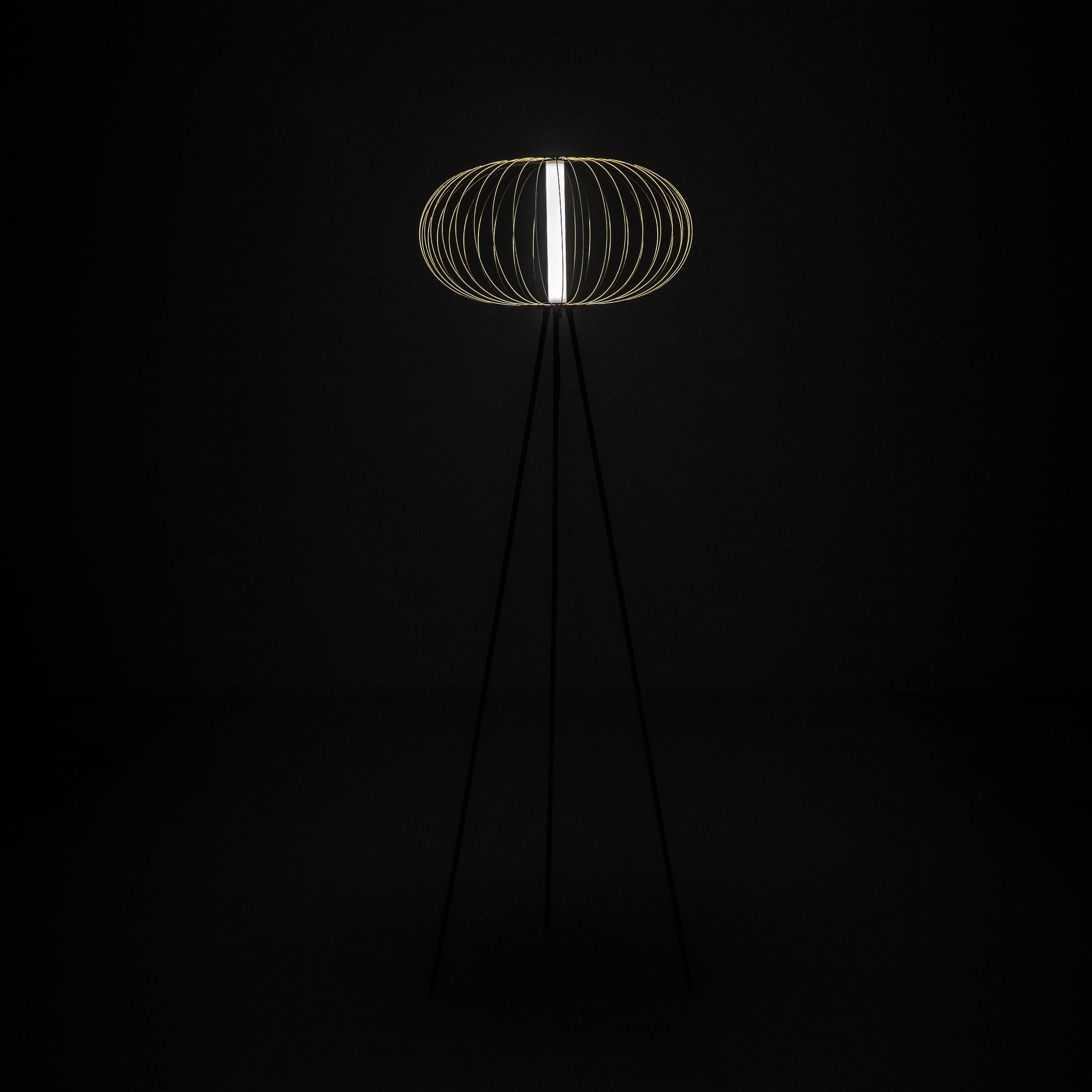 Lampada led da terra BEATRICE ottone - 3