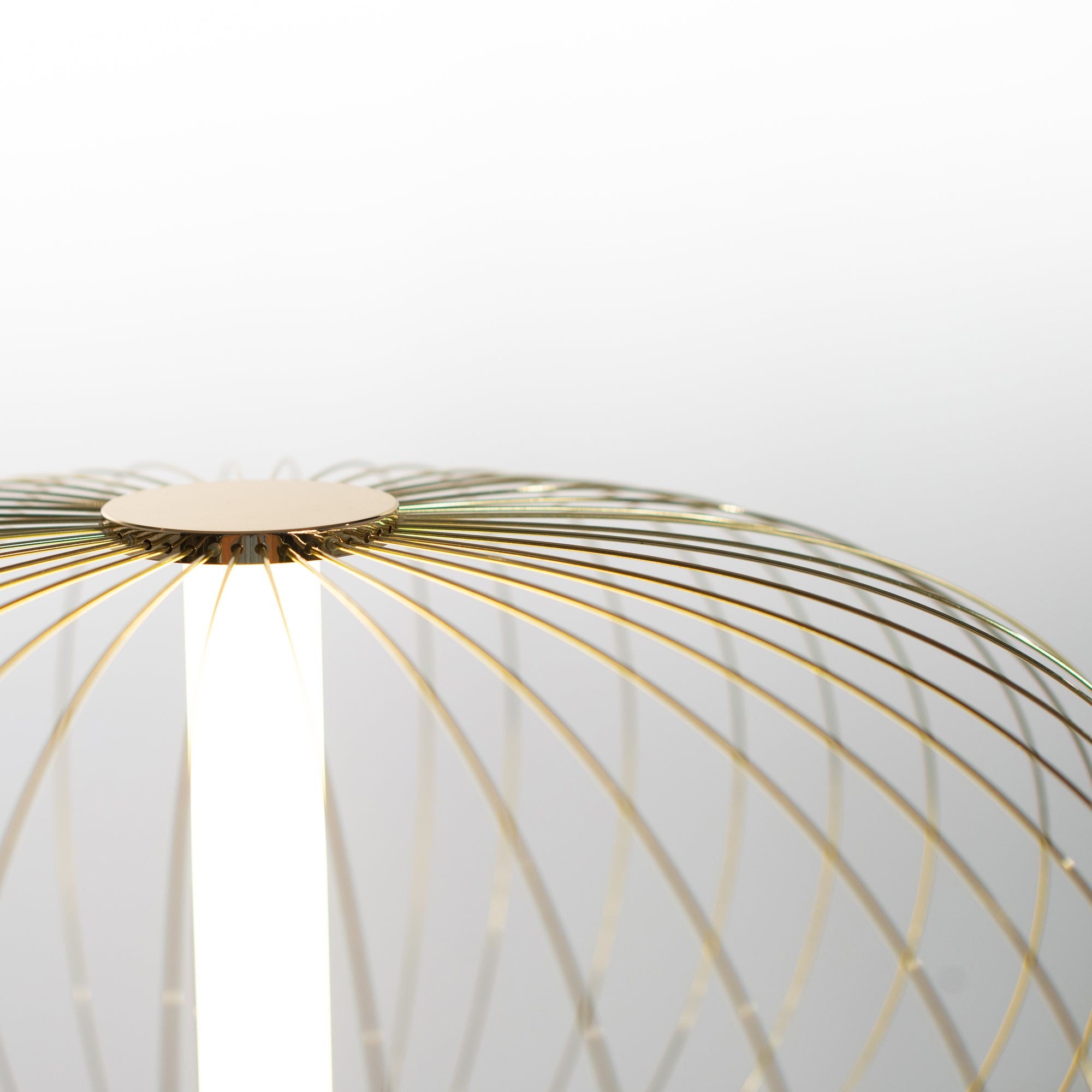 Lampada led da terra BEATRICE ottone - 4