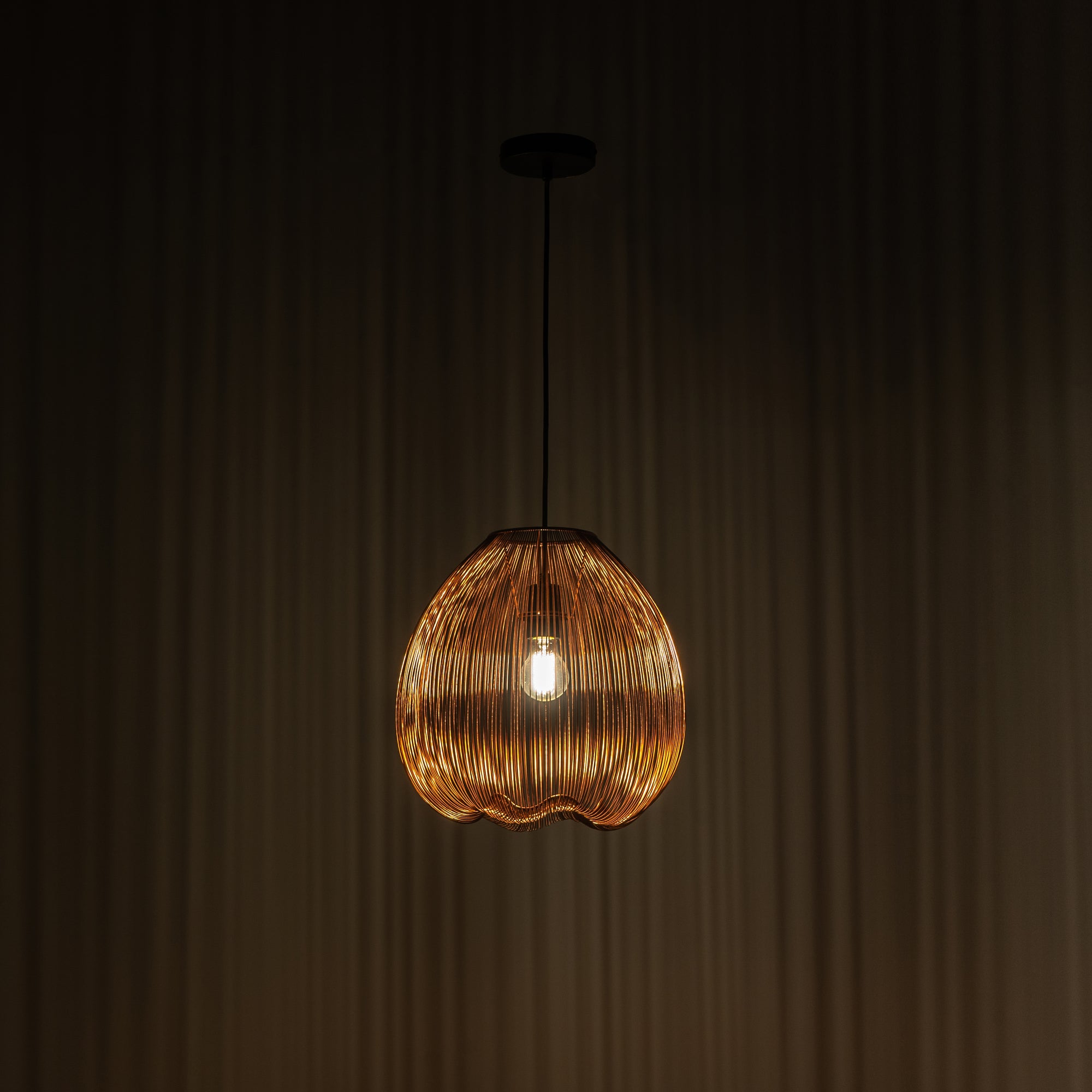 Lampadario LUCREZIA ottone - 3