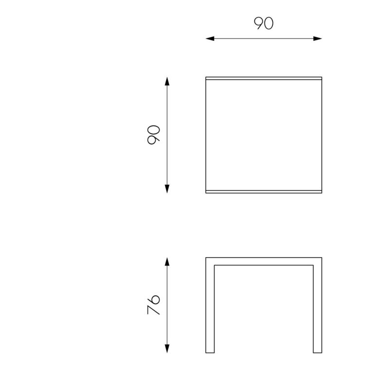 Tavolo allungabile BART grigio - 2
