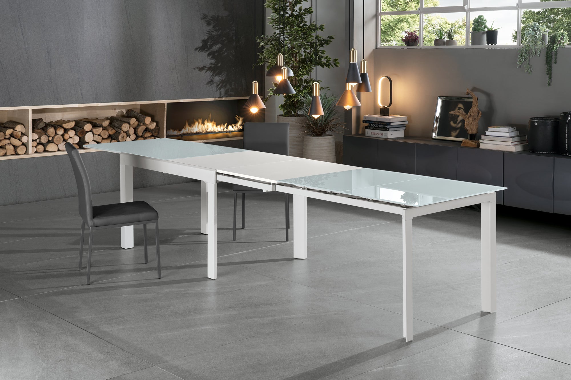 Tavolo Allungabile HUBLI bianco - 2