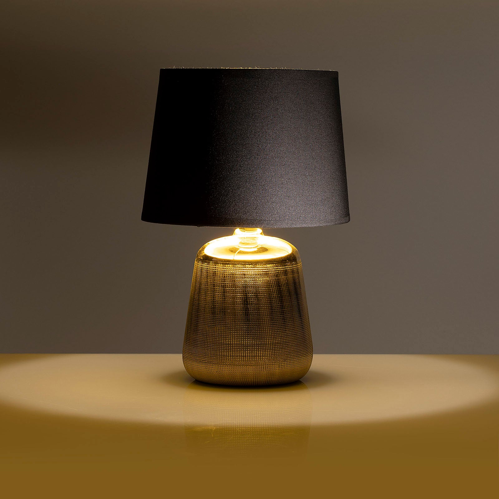 Lampada da tavolo JAMBI oro/nero - 2