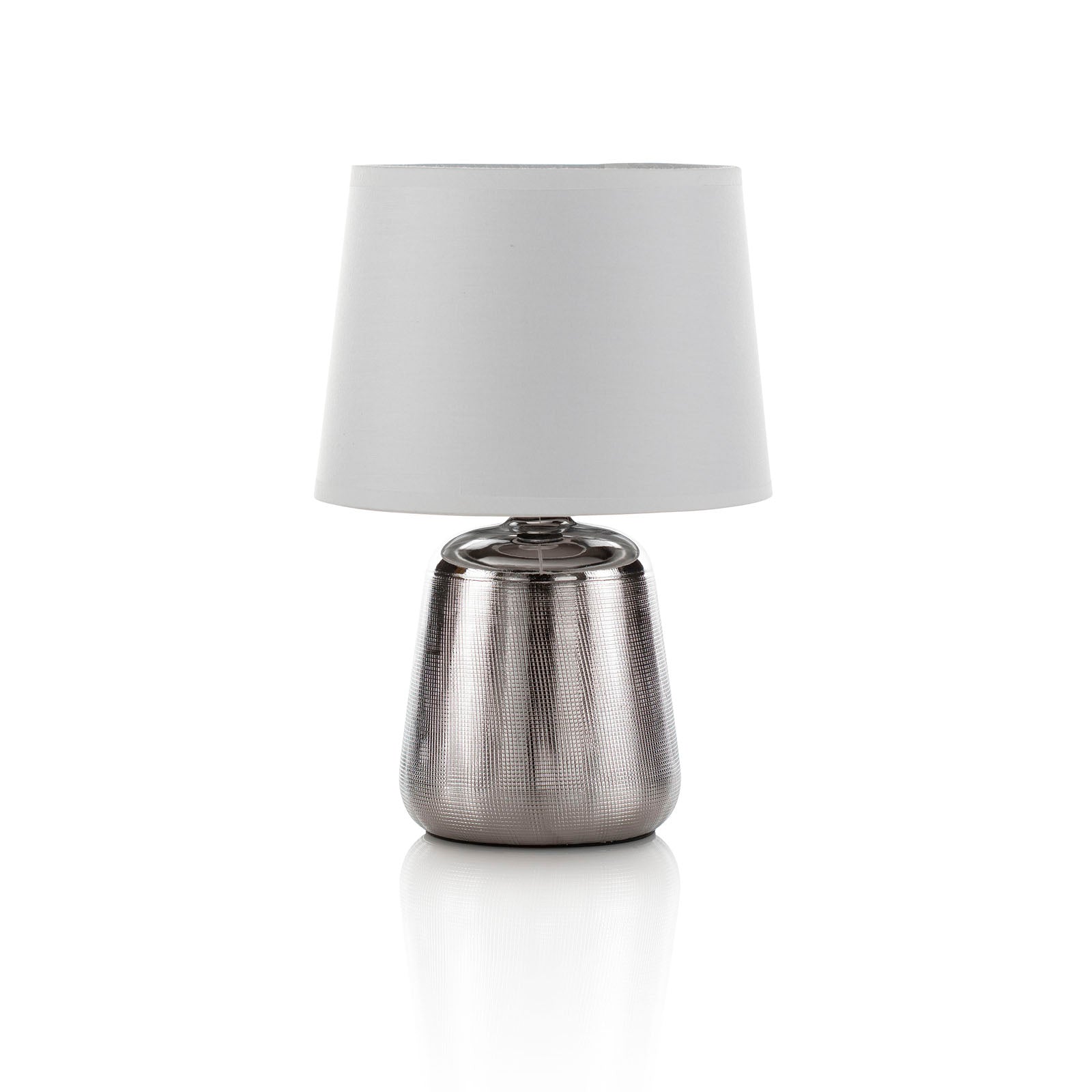 Lampada da tavolo JAMBI bianco/argento