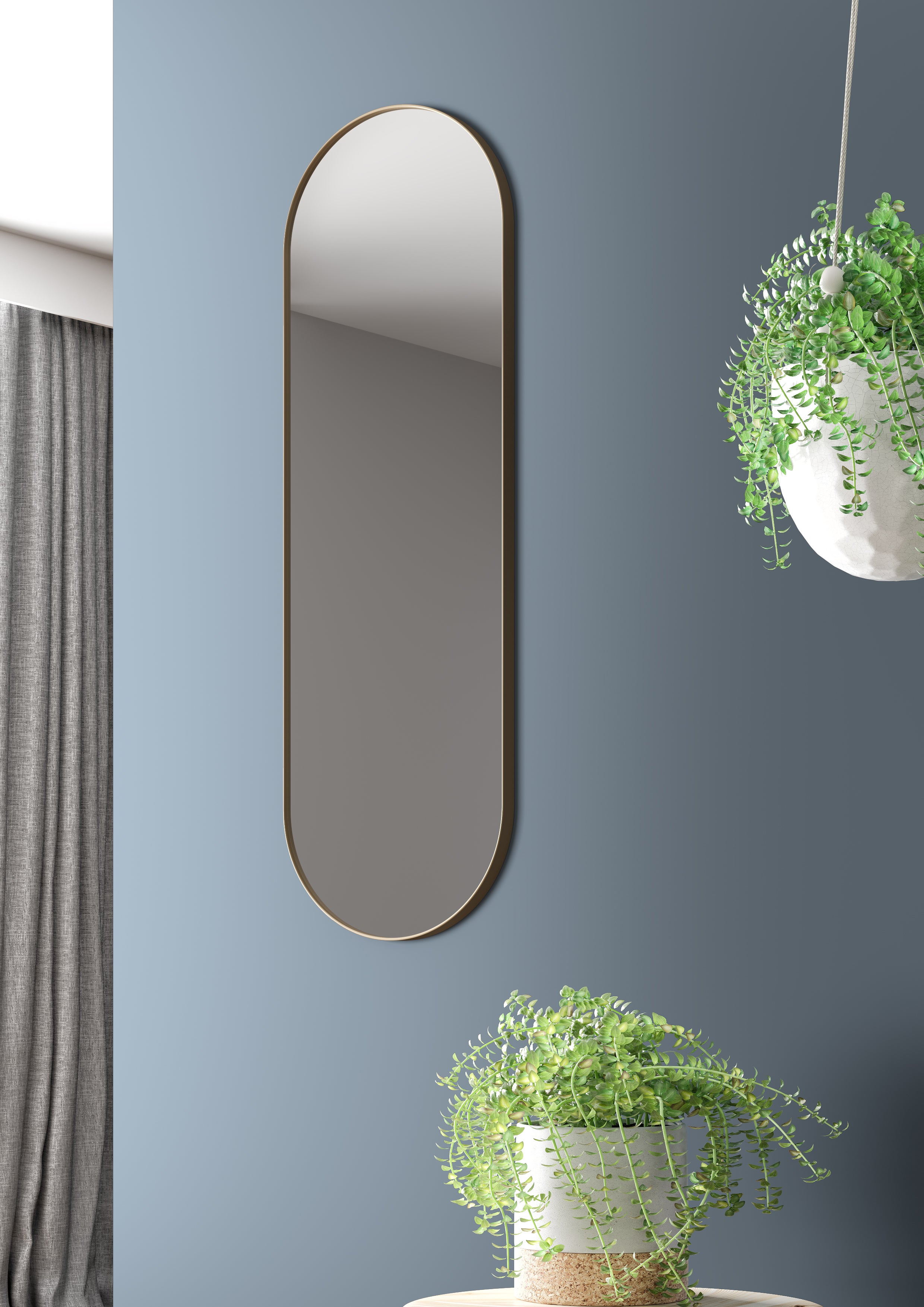 Specchio da parete HOG nero - 2