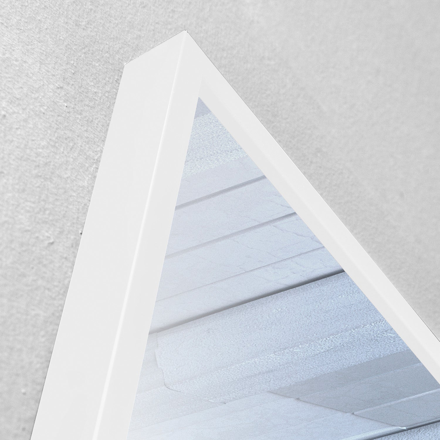 Specchio da parete BINZ-C bianco - 2