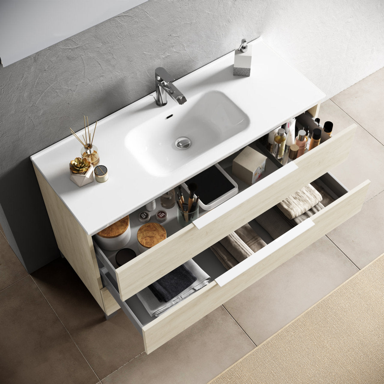Composizione 4 pezzi MALMO rovere alaska - 2