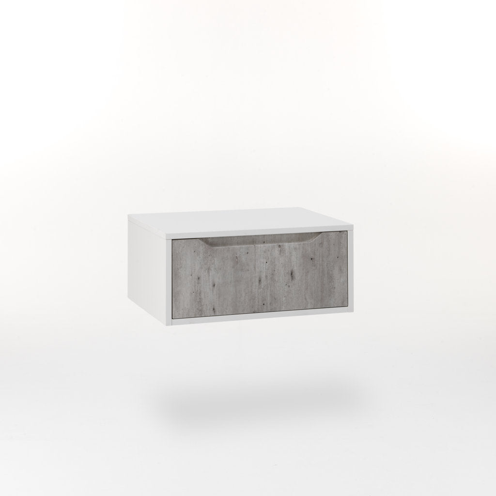 Base sospesa 1 cassetto BELSK cemento 60 cm