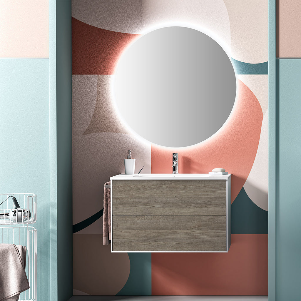 Composizione 4 pezzi AGO rovere cenere