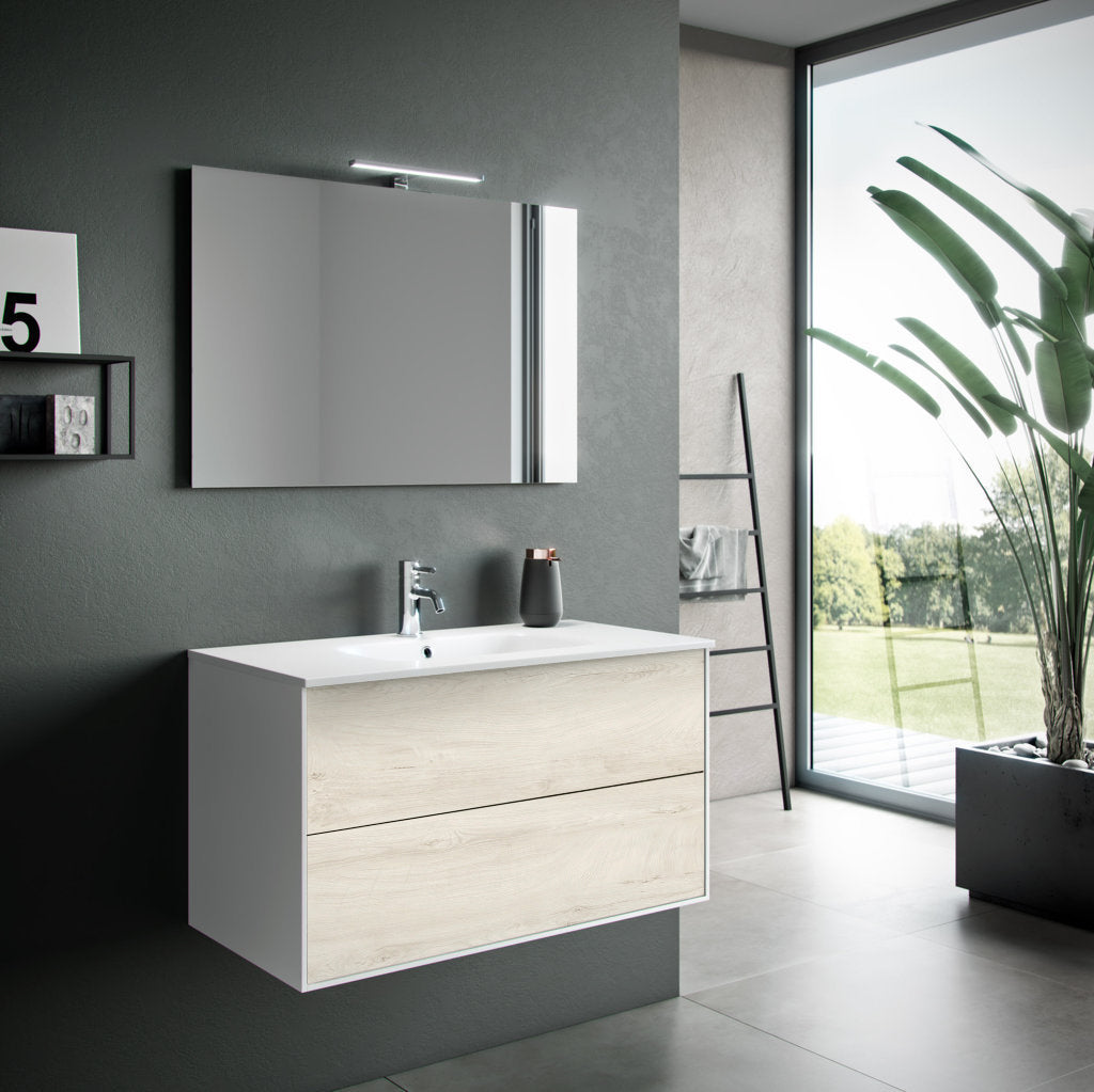 Composizione 4 pezzi AGO rovere alaska 100cm