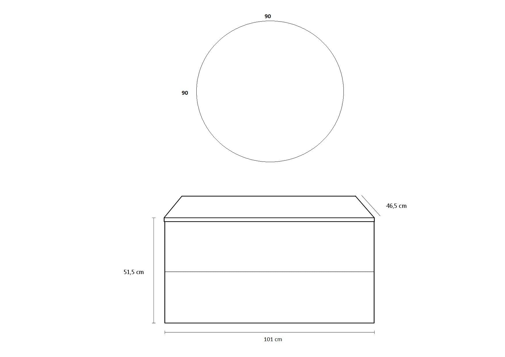 Composizione 4 pezzi AGO rovere alaska - 5
