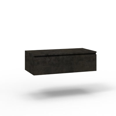 Base con top 1 cassetto YOKA grigio pietra