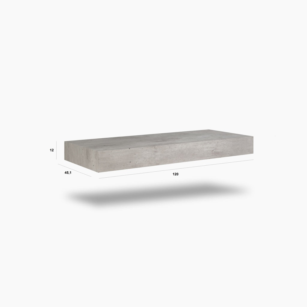 Top/Mensola BELSK cemento 120cm - 3