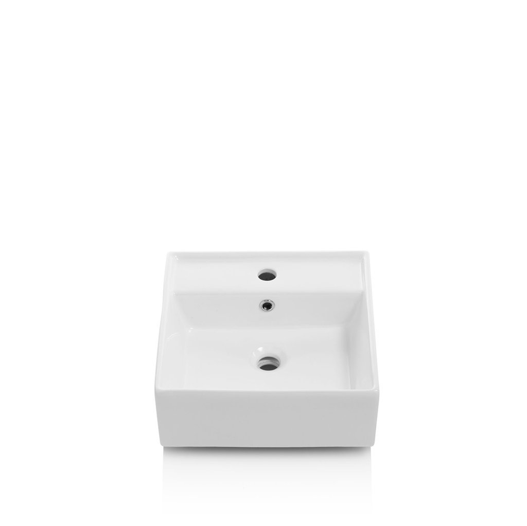 ATHENE 41 x 41 countertop washbasin