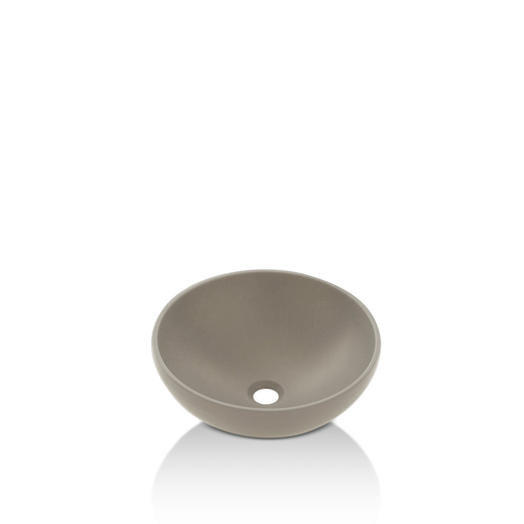 DUBLINO 2 dove gray countertop washbasin