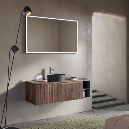 KLIMT black countertop washbasin