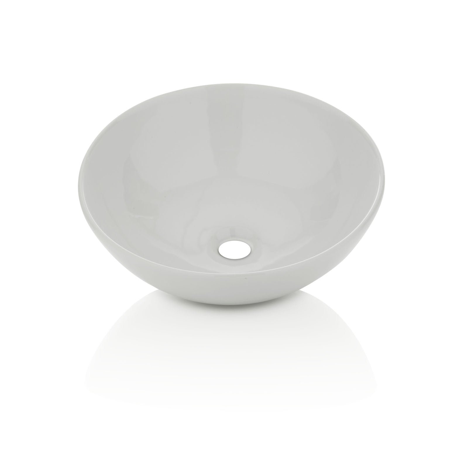 KLEE white countertop washbasin