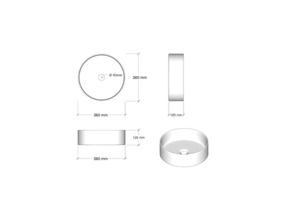 KLIMT countertop washbasin matt pink