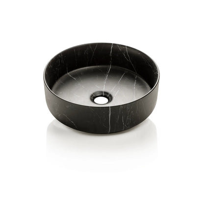 KLIMT countertop washbasin black marquina