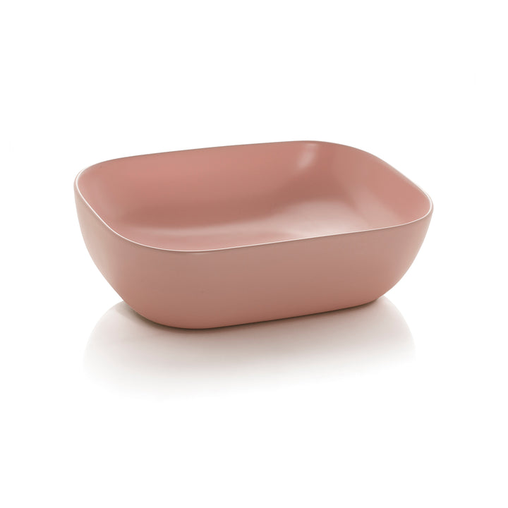 MACKE Aufsatzwaschtisch rosa matt