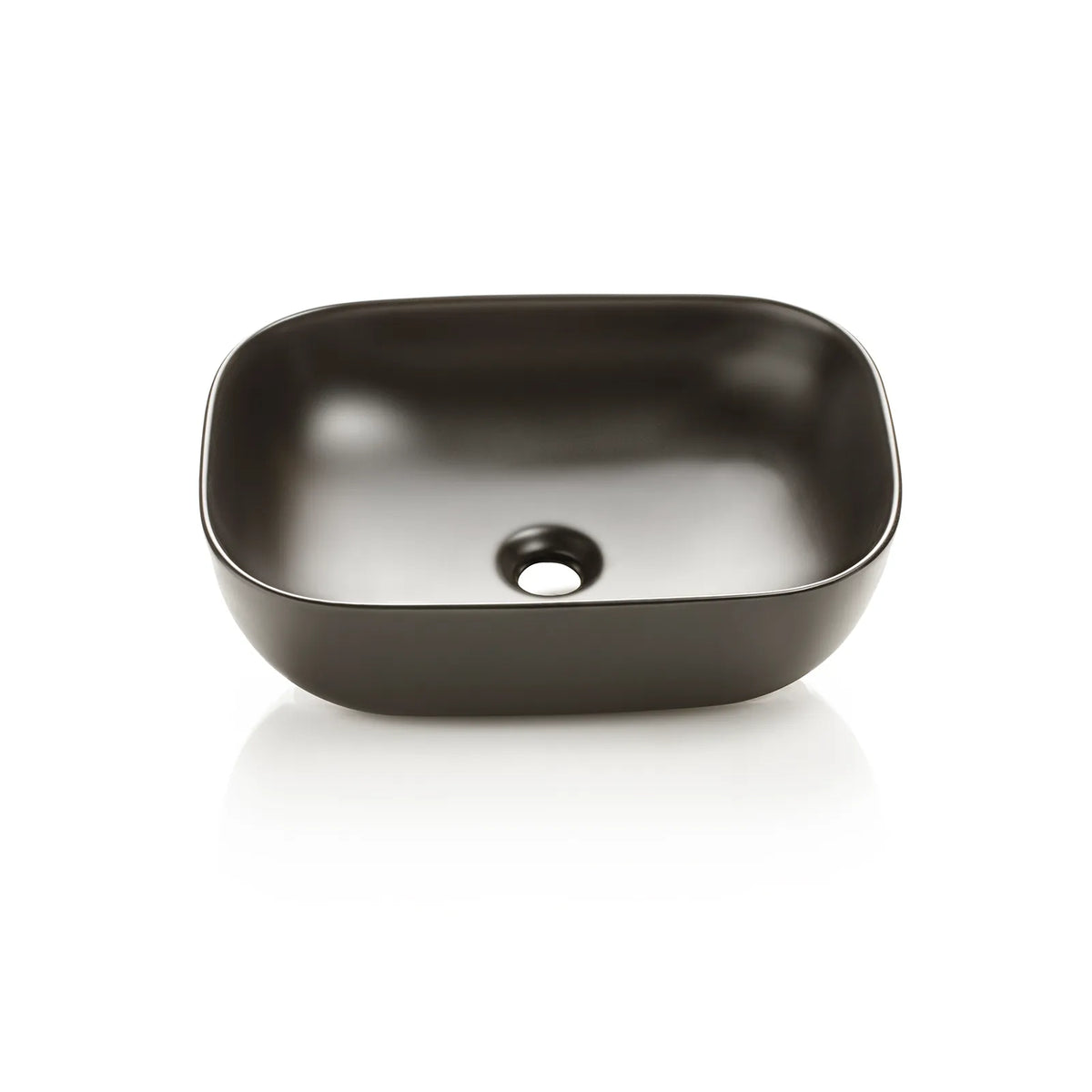 MACKE Aufsatzwaschtisch schwarz matt