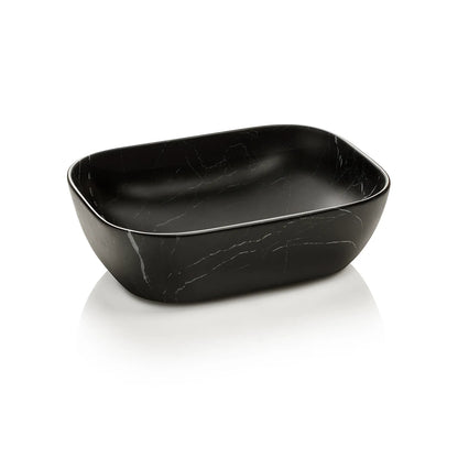 MACKE Aufsatzwaschtisch schwarz Marquina