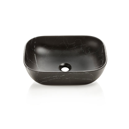 MACKE countertop washbasin black marquina