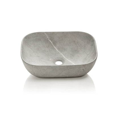 MACKE countertop washbasin grey stone