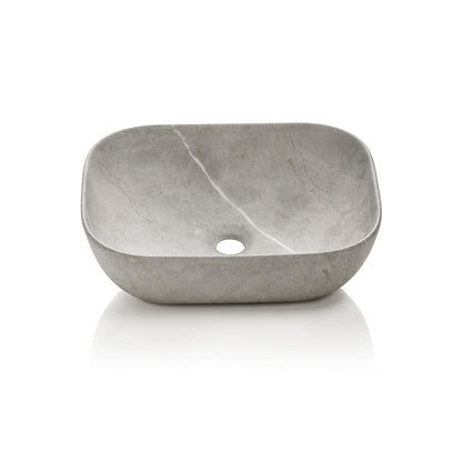 MACKE countertop washbasin grey stone