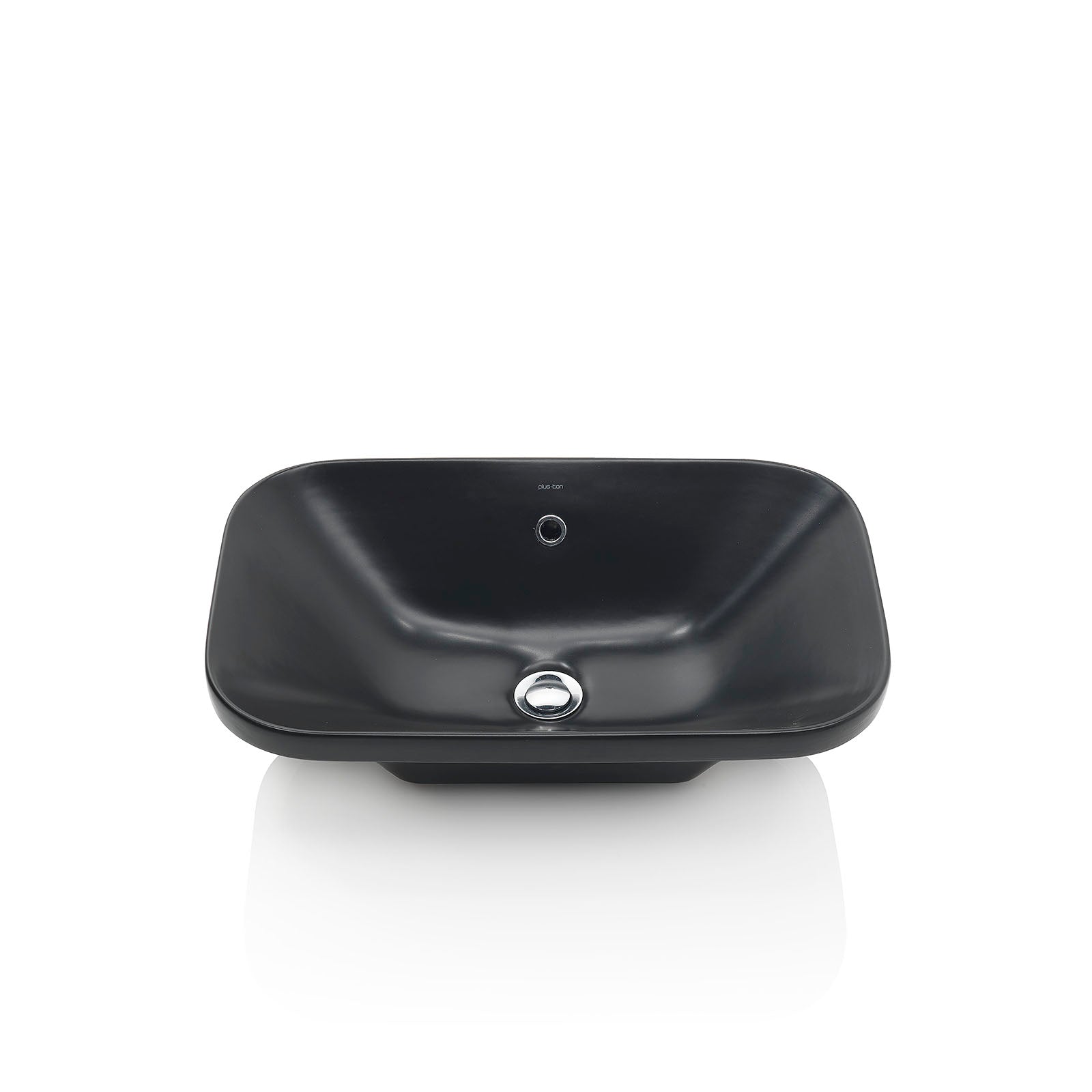 Lavabo da semi incasso HOZEH nero opaco