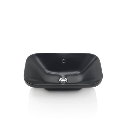 Lavabo da semi incasso HOZEH nero opaco