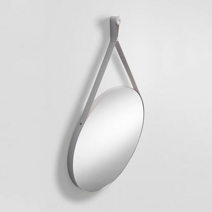 Specchio con laccio in similpelle BRAME bianco