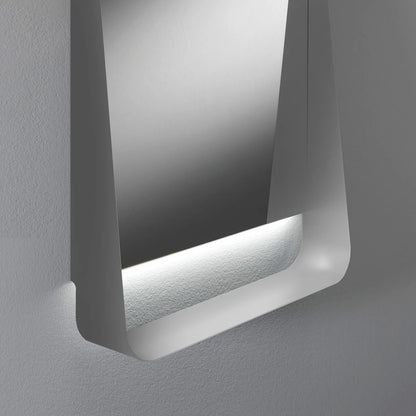 Specchio con mensola e led WING50