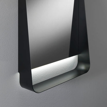 Specchio con mensola e led WING50