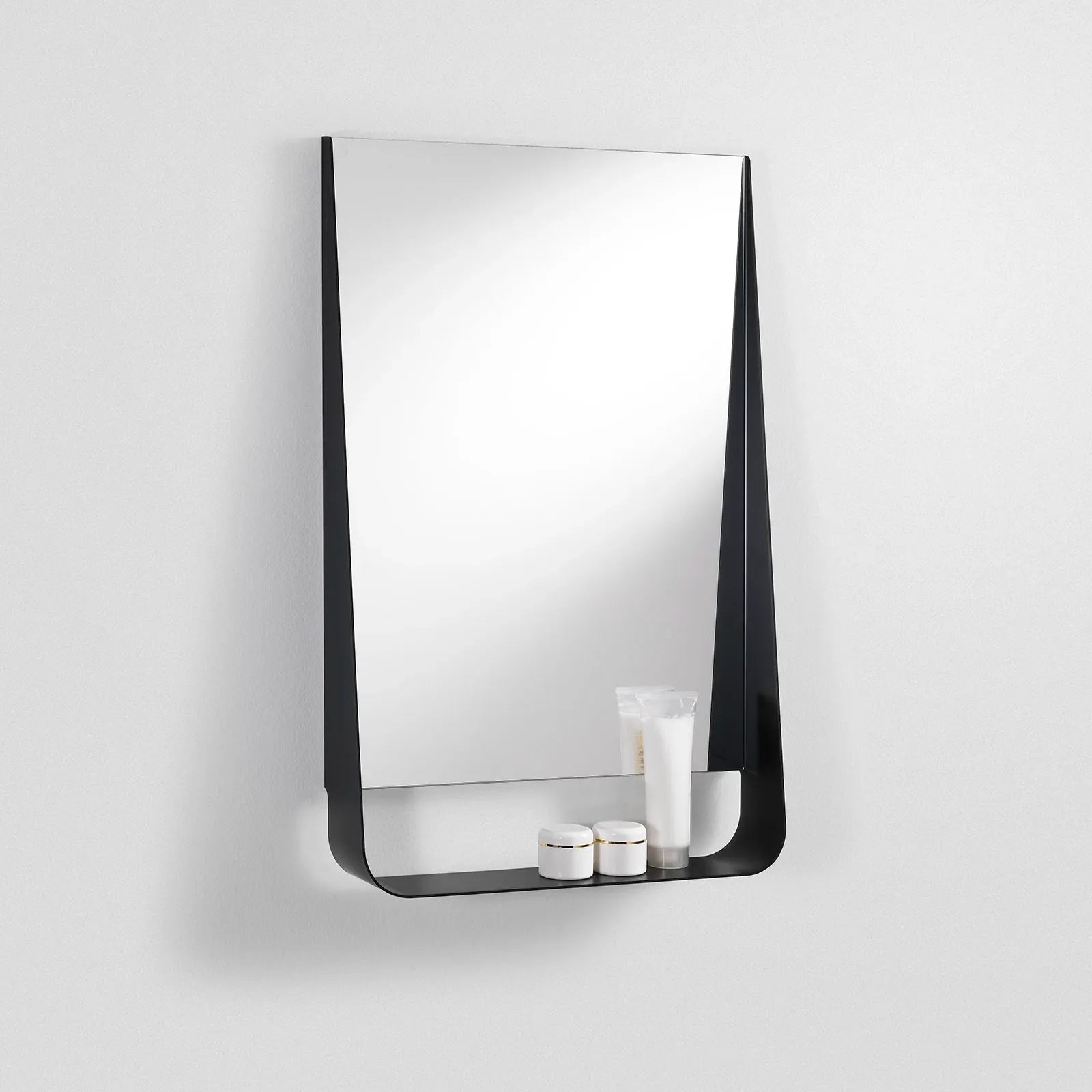 Specchio con mensola e led WING50