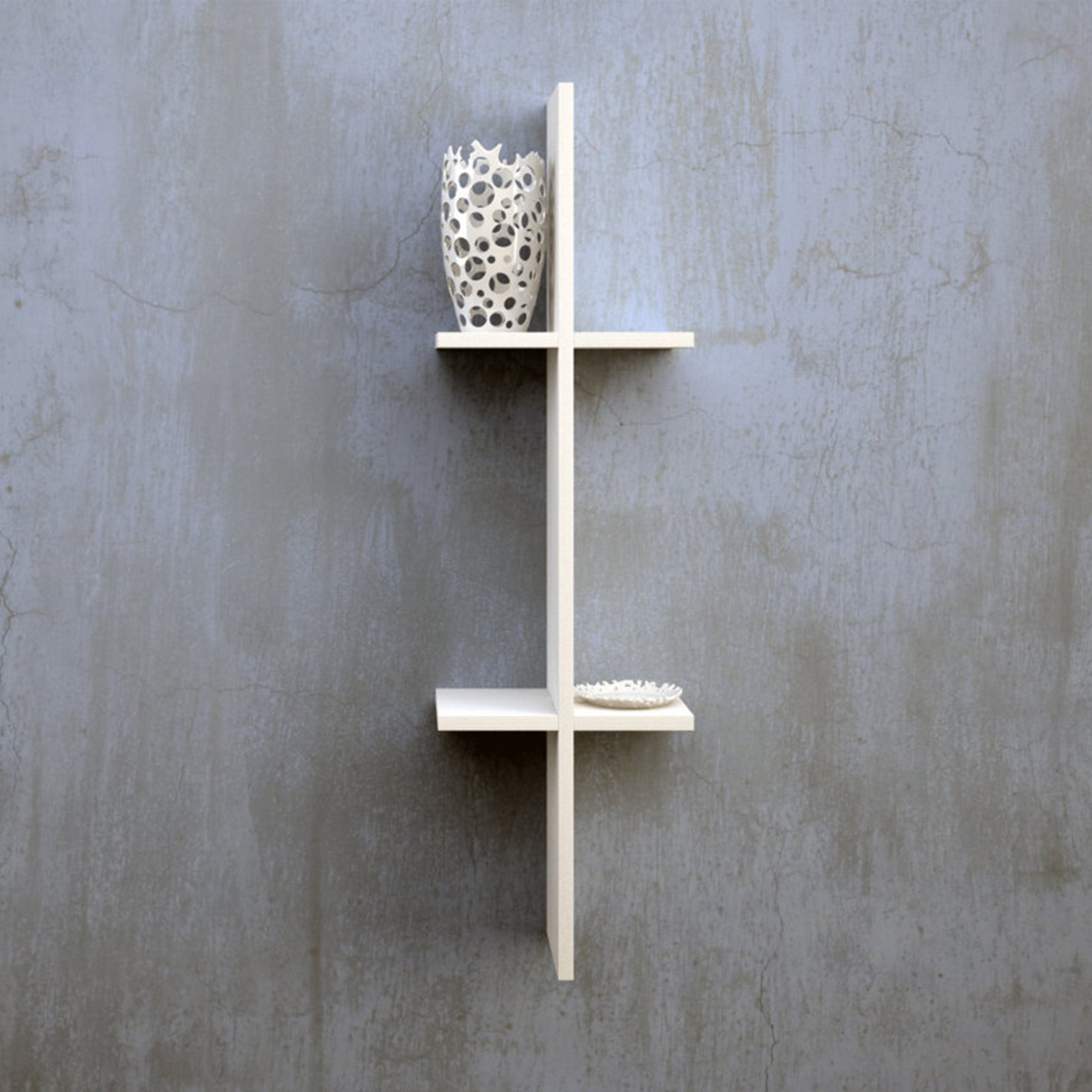 EASY 2 shelf/bookcase white