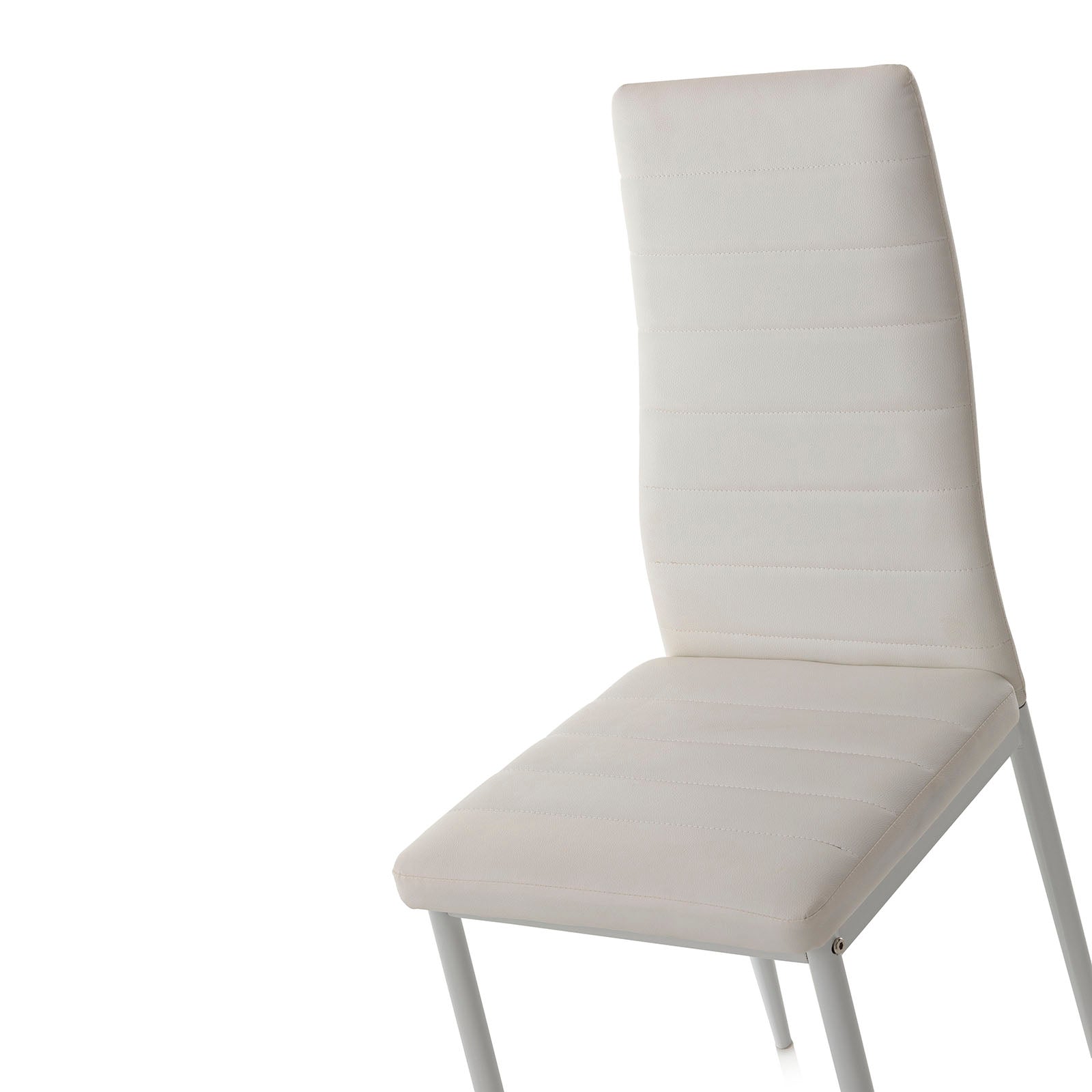 Set of 4 CAROLINA White Chairs