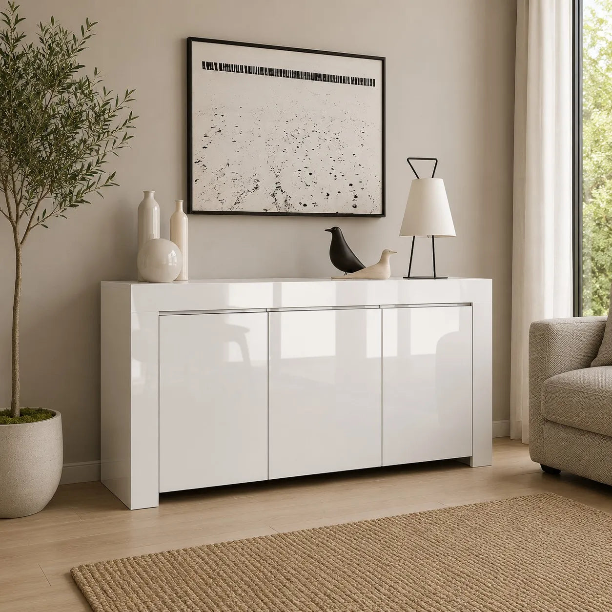 White AMBER buffet