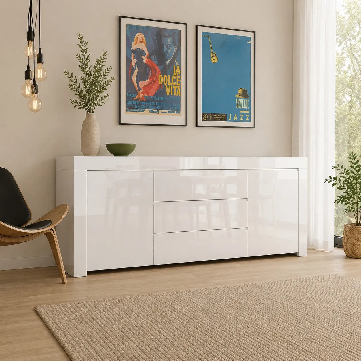 White AMBER buffet