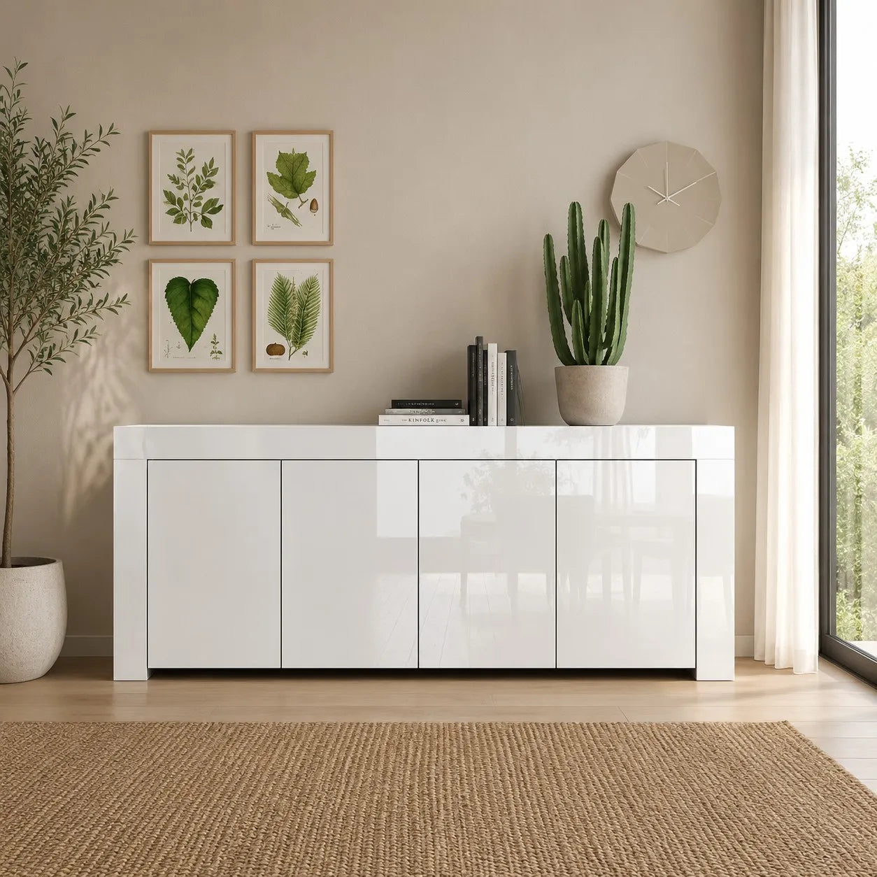 White AMBER buffet