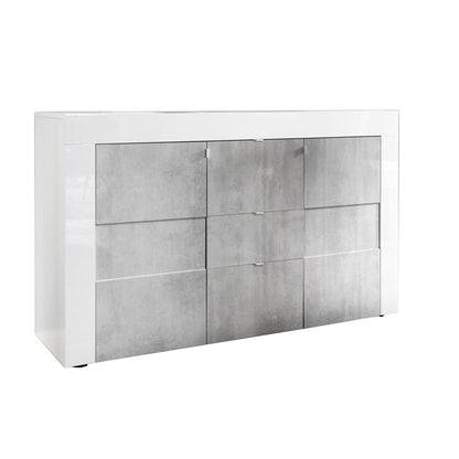 Buffet BUILD | Bianco/Cemento