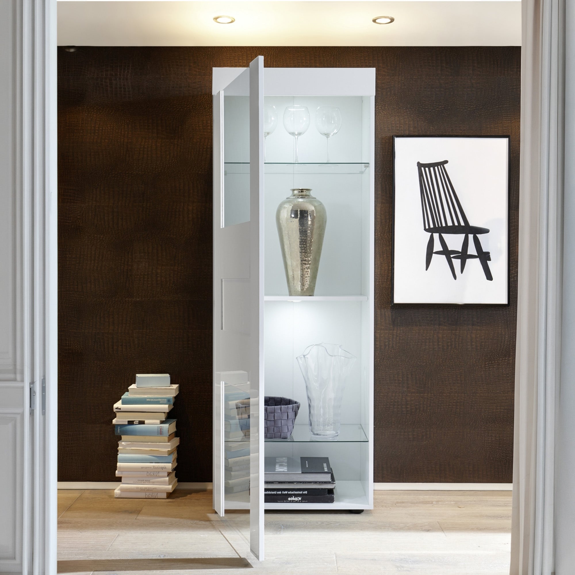 Credenza/Vetrina  BUILD | Bianco