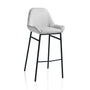 Set 2 Sgabelli MONTGOMERY grigio chiaro